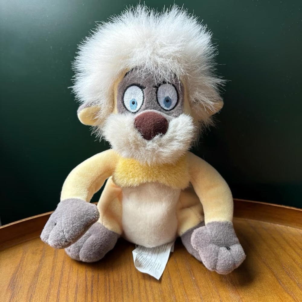 Gurgi Plush, Vintage Gurgi Plush, Disney Black Cauldron Plush, Black Cauldron